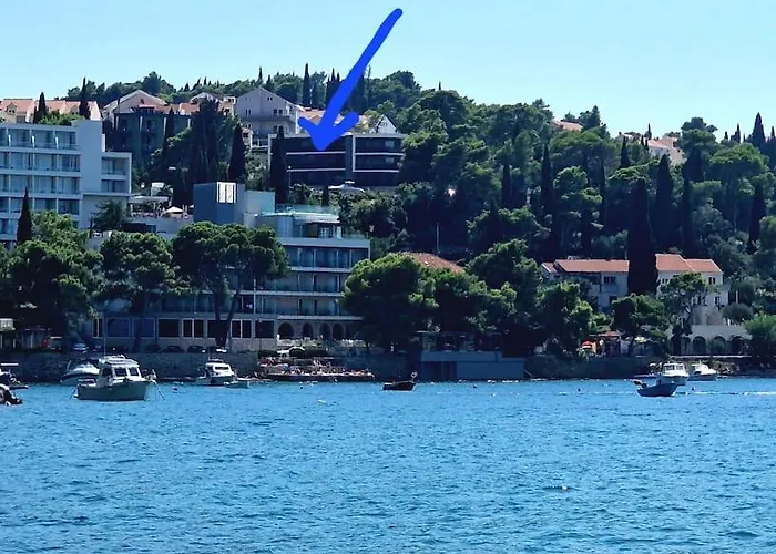 Semesterbostad Luxury 3 Bed Sea View Penthouse Cavtat